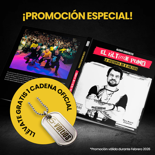 Libro "El Último Punk: La historia de 6 Voltios"