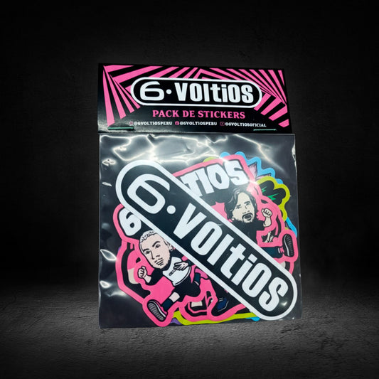 Nuevos Stickers 6 Voltios (6 unid)